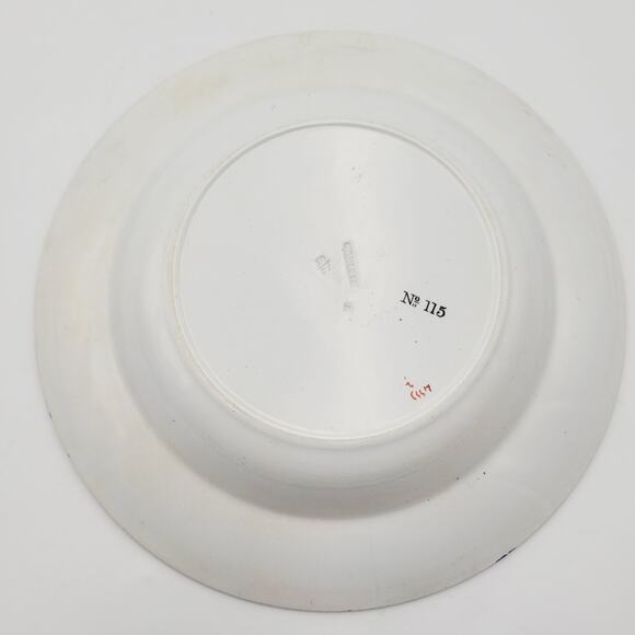 Set of 5 Brownfield & Sons Trademark Soup Plates Ironstone Antique Number 115 - Picture 15 of 16